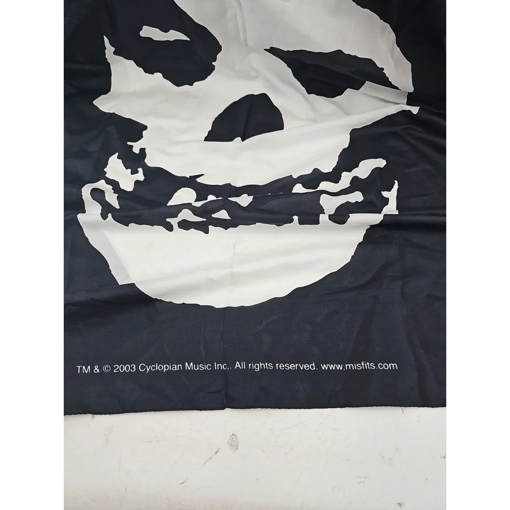Misfits Skull Logo Tapestry Flag